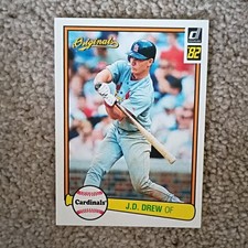 Donruss Originals 2002 J.D. Drew Cardinals MLB Baseball Trading Card