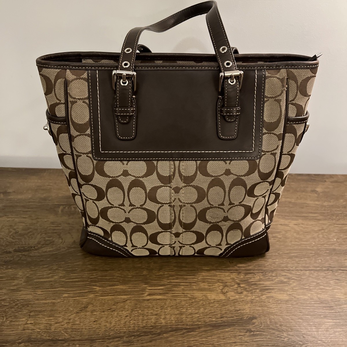 Coach Signature Tote Bag Serial #M0732 F10659 for sale online | eBay