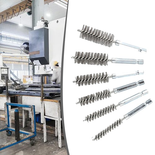 Pack de 6 brosses d'al??sage en acier inoxydable pour perceuse ?? percussion sol - Bild 9 von 12
