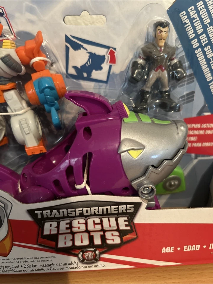Playskool Transformers Rescue Bots Shark Sub Capture Foto 3 de 4