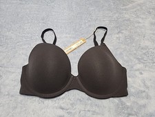 Skims Women's Fits Everybody T-Shirt Bra, Onyx/BR-UWR-2294, Size 32D