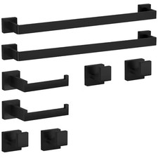 10-Piece Bath Hardware Set Included Towel Bar, Towel Ring, Toilet Paper Holder a