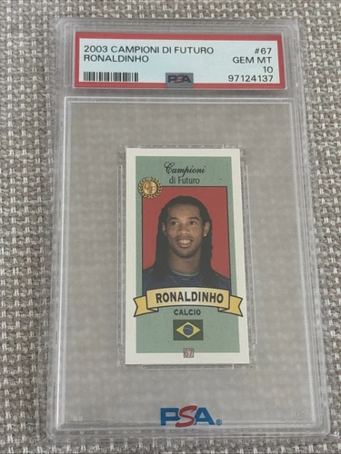 2003 CAMPIONI DI FUTURO #67 RONALDINHO PSA 10