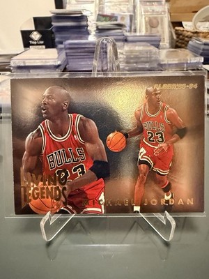 1993-94 Fleer Michael Jordan Living Legends Insert #4 of 6 Chicago Bulls   �