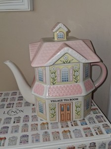 Village Teapot | eBay