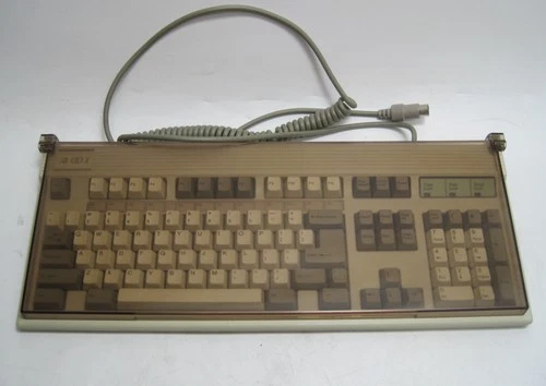 Vintage Focus FK-2001 Mechanical Keyboard FSQ4VY 5 Pin AT Style w/Cover