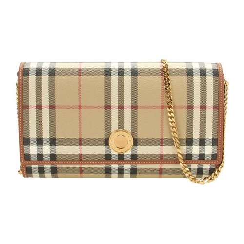 Burberry Check Chain Strap Wallet stamp 8094420 1 121764284
