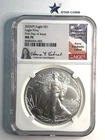 2025(P) Silver Eagle - Eagle Privy MS70 NGC Anna Cabral Signed FDOI