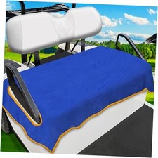Golf Cart Seat Covers, Breathable Golf Cart Seat Towel Blanket, Keeps Blue