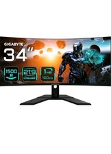 Gigabyte GS34WQC 34" Widescreen VA LED Black Curved Monitor 3440x1440 1ms 2xHDMI