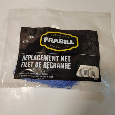 Frabill Replacement Fishing Net 30'' Deep 1'' Mesh Fits Up To 19'' Hoops