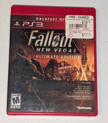 Fallout: New Vegas Ultimate Edition PlayStation 3 PS3 Tested
