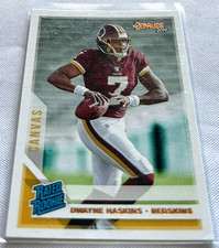 2019 Donruss Football Dwayne Haskins Washington Redskins Canvas Rookie #301
