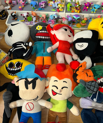 Friday Night Funkin Plush Toy Lot of 9 Plushes READ