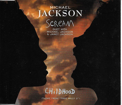 MICHAEL JACKSON & JANET Scream MIXES & EDIT PIC DISC CD single