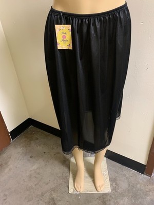 NWT PInk Petals Mid Calf Length27''  Halfslips Plus size 2X-5X