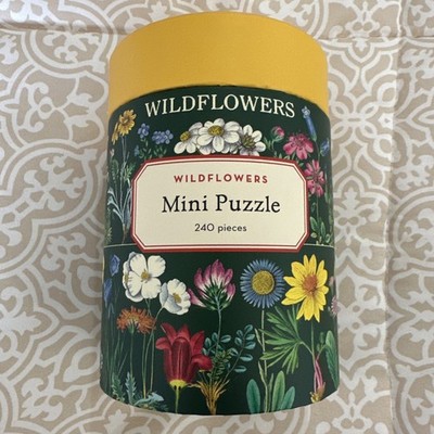 Cavallini - Mini Jigsaw Puzzle - 240 Pieces - 27x35cms - Wildflowers- NEW