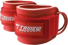 Ankle Straps Cable Machine Attachment Pair Gym Kickback Glute Leg Cuffs