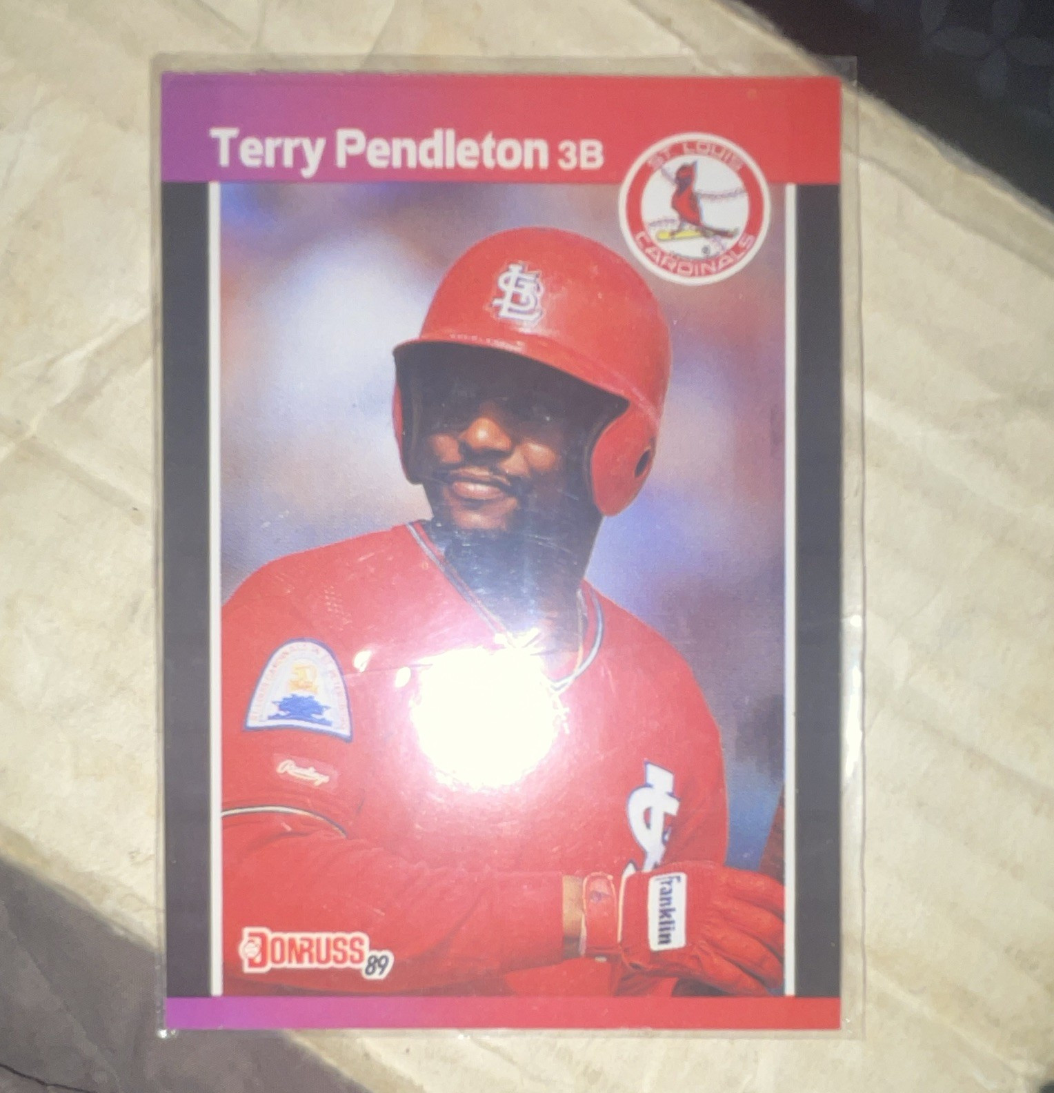 Donruss 1989 Terry Pendleton #230 Base Set St. Louis Cardinals MLB
