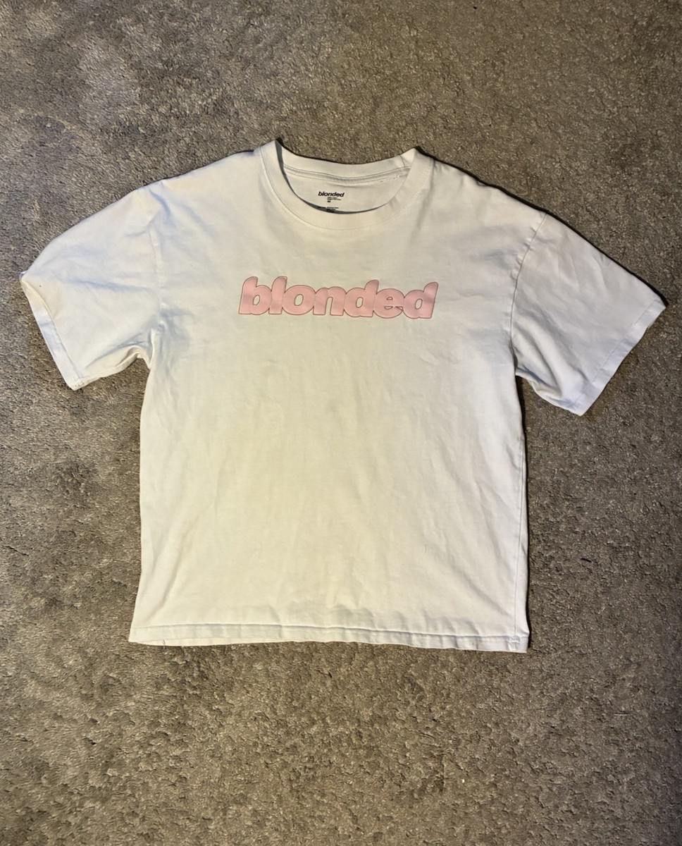 Frank Ocean Blonded Logo T-Shirt Pink + White Brand New Medium | eBay Frank Ocean Blonded Logo T-Shirt Pink + White Brand New Medium | eBay