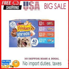 Friskies  Shreds Adult Cat Wet Food - Variety Pack, 5.5 Oz