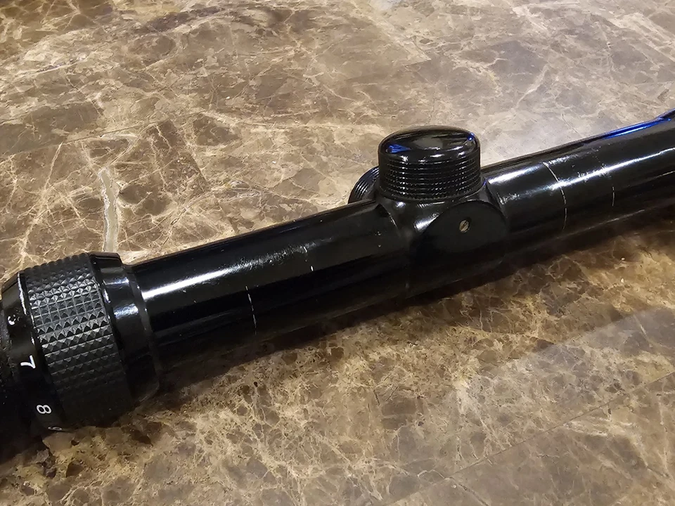 Mira para rifle Tasco de colección 3x-9x32 mm W39X32 mira telescópica de Taiwán mira dúplex usada Foto 4 de 4