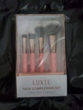 Image of 4 Piece LUXIE FACE COMPLEXION Rose Gold Collection Brush Set * New In Box