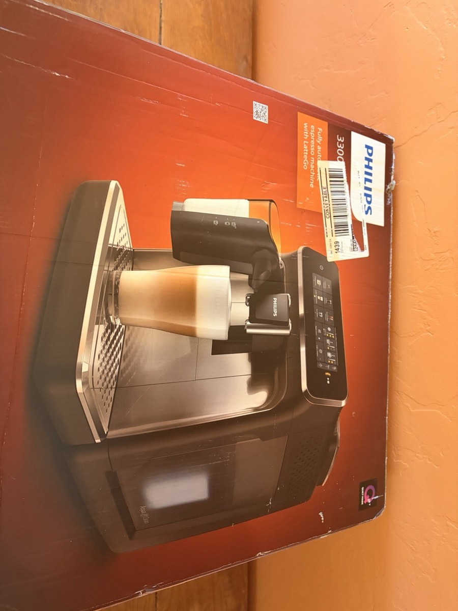 NWT Philips 3300 Series EP3347/90 Fully Automatic Espresso Machine