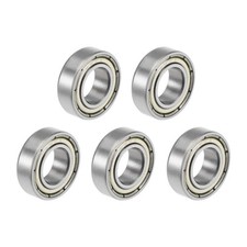 688Zz Ball Bearings 8Mmx16mmx5mm Carbon Steel Double Shielded 5 Pack