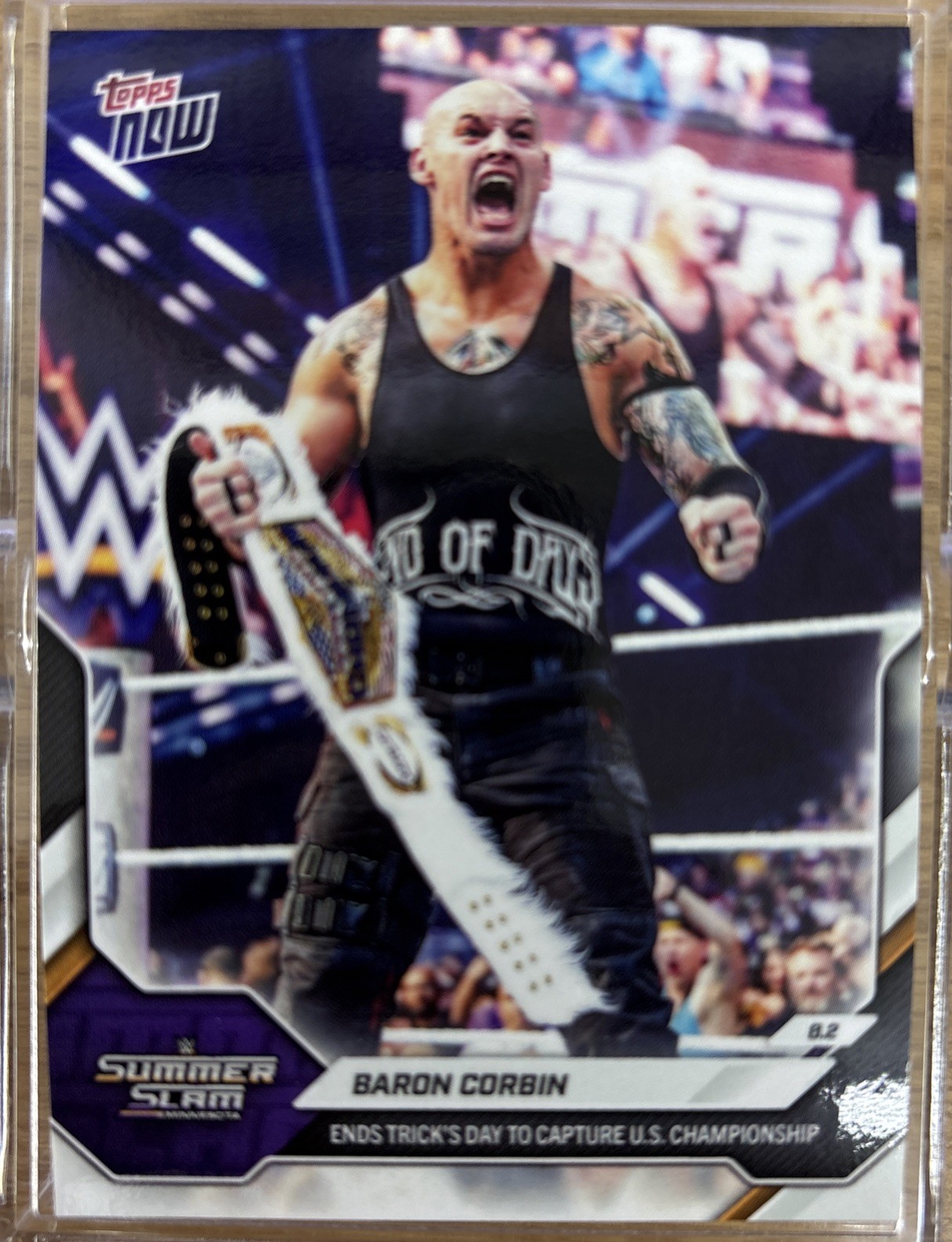 2026 Topps Now WWE #80 Baron Corbin SummerSlam