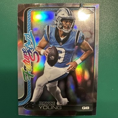 2025 Topps Chrome- BRYCE YOUNG- Future Stars Refractor- Panthers #FS-17