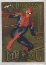 2022 Upper Deck Marvel Metal Universe Yellow Light FX Spider-Man #76 0s55