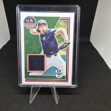 2022 Panini USA Baseball Stars & Stripes Jersey Cole Schoenwetter Rookie