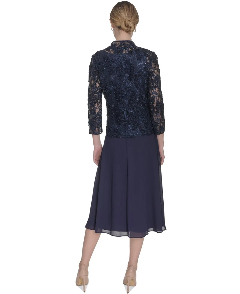 Jessica Howard Women's Soutache Jacket - Navy - 14 - Image 2 of 2