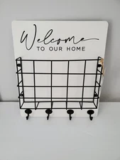 *NEW*Sheffield Home "WELCOME TO OUR HOME" Key holder organizer