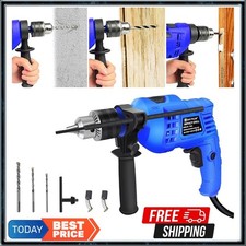 Hammer Drill Heavy Duty Corded Electric Impact Driver Power Bit
