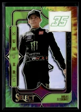 2025 Panini Select Racing Numbers Insert Riley Herbst Tie-Dye Prizm SP 15/25