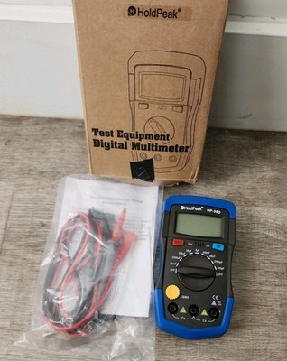 Digital Multimeter Capacitance Test Meters HoldPeak HP-36D Back Light Data Hold
