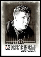 2009-10 In the Game Between the Pipes Harry Lumley #126