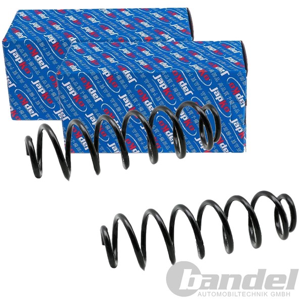 2X Japko Fahrwerksfedern Hinten Passend FÜR Seat Ateca Skoda Octavia VW T-ROC |-image