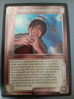 BALANCE BETWEEN POWERS - Meccg - Middle Earth CCG - Dark Minions - MEDM