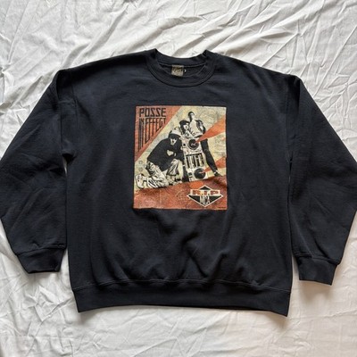 Beastie Boys Obey Awareness Posse In Effect RIP MCA Black Sweatshirt Size Large
