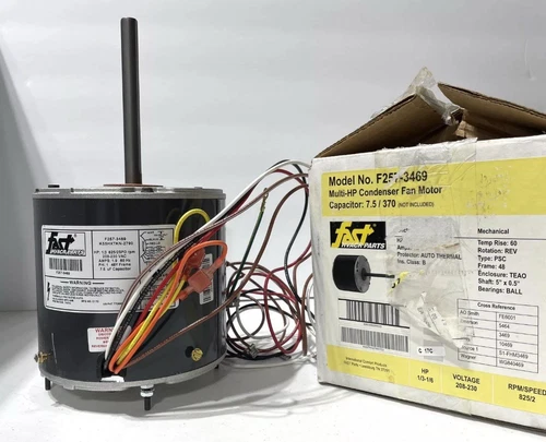 ICP Condenser Fan Motor 1/3-1/6HP F257-3469 K55HXTKN-2790, 208-230V 825RPM 2Spd