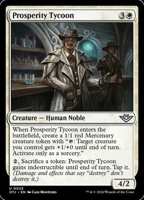 MTG Prosperity Tycoon NM-Mint Outlaws  of Thunder Junction 