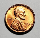 1949 D LINCOLN WHEAT PENNY UNC #C875