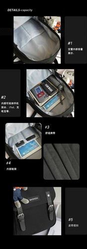 ゆるキャン△ 各務原 なでしこ Schoolgirl Schoolbag Anime Backpack Outdoor Leisure Bag Backpack - Picture 5 of 7