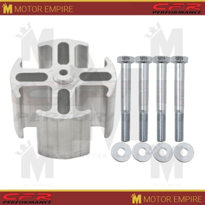 #ad #ad Aluminum Fan Spacer 2quot; Thick 5 8quot; Pilot With Bolts Washers Machined $39.52