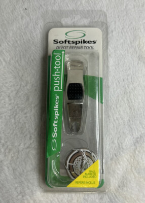 Softspikes Push Divot Repair Tool With Golf Ball Marker