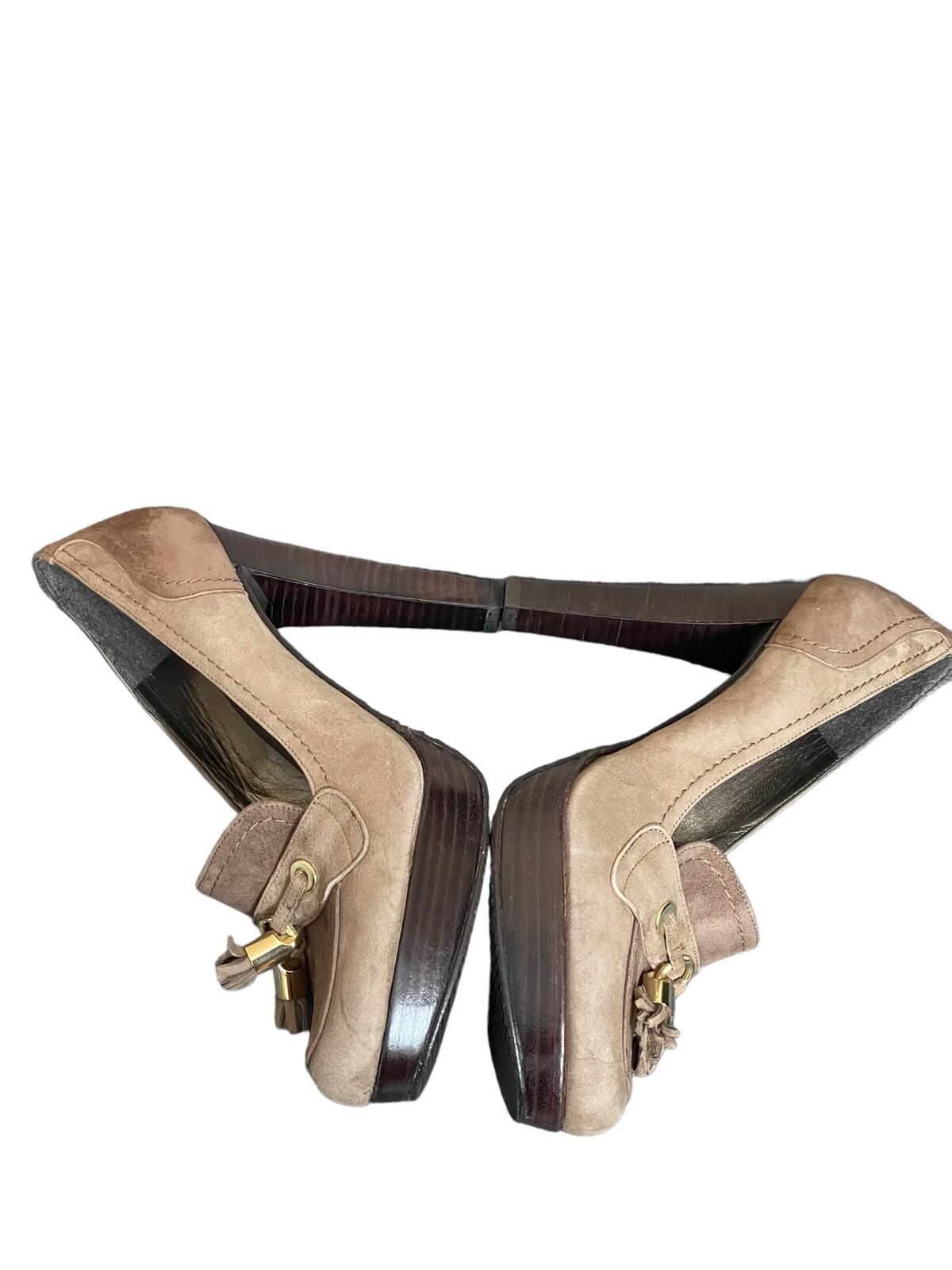 Authentic Stuart Weitzman Tassup Platform Pumps s… - image 6