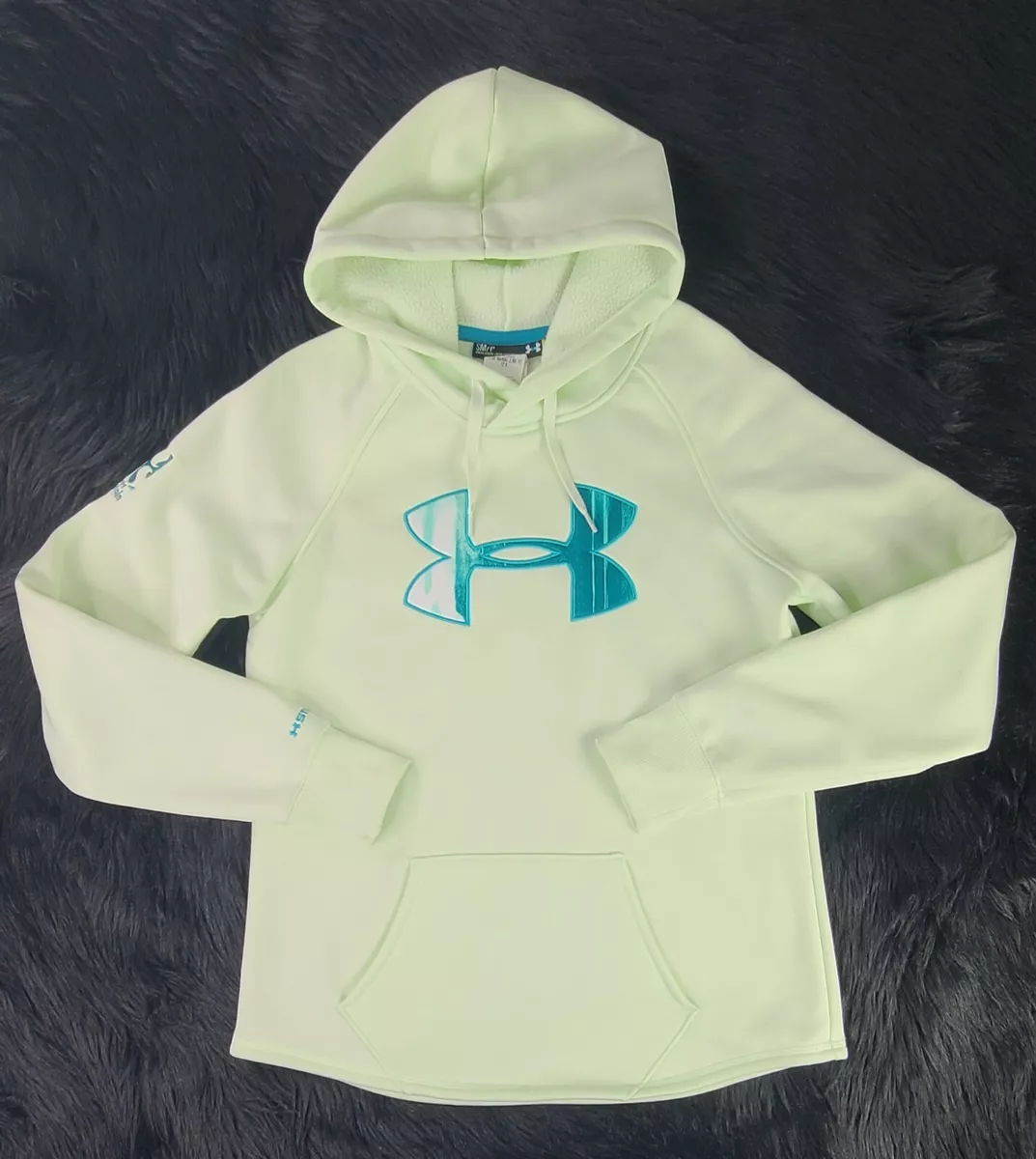 Mint green under armour 2024 hoodie